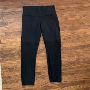 Lululemon cropped black leggings